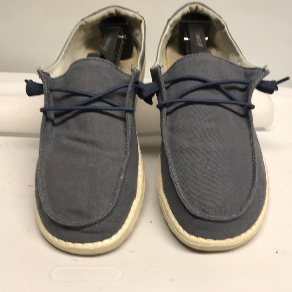 Hey Dude Wendy Chambray Navy White - Picture 2 of 8